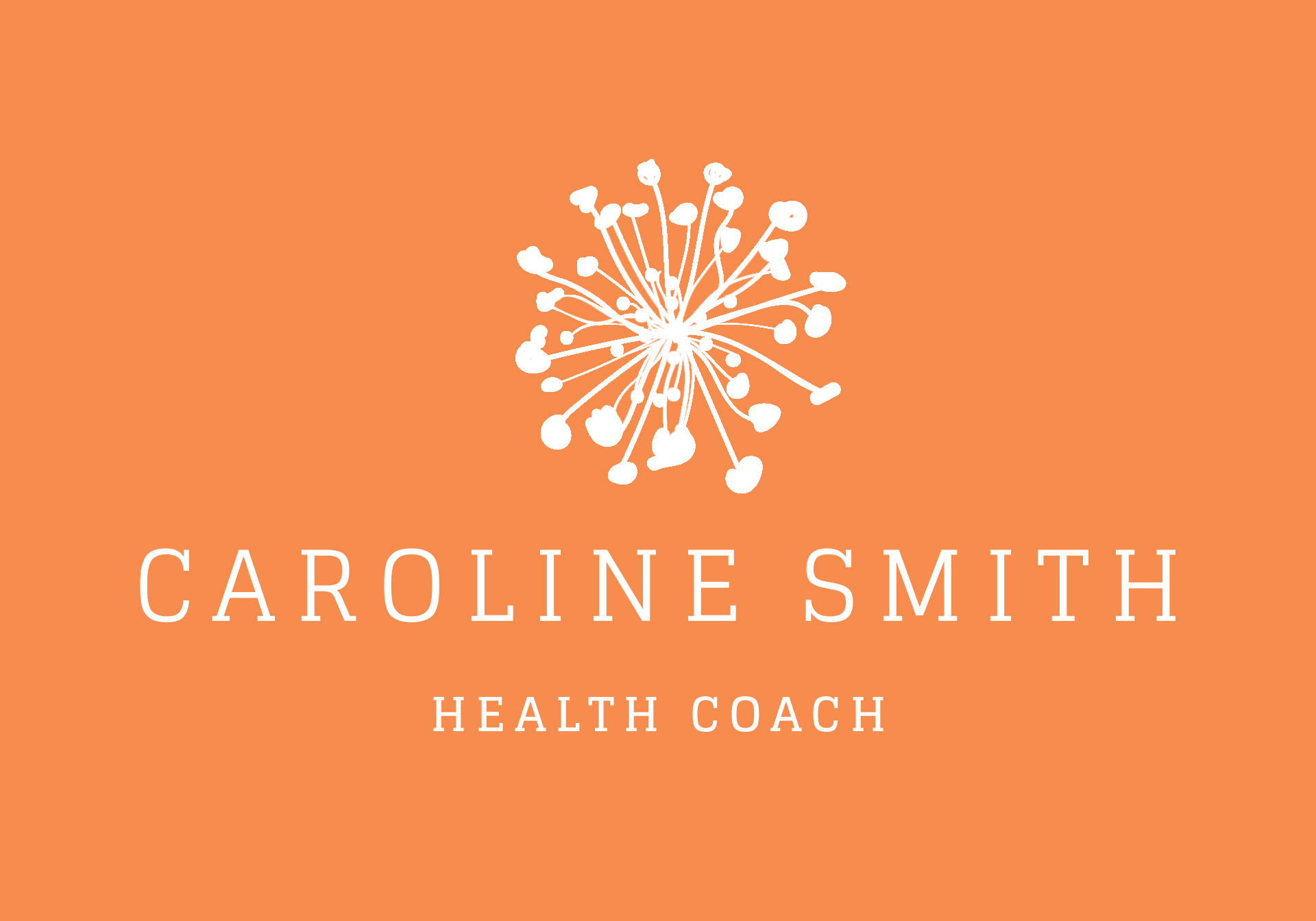 Caroline Smith Health Coach logo, designed by MR.SMiTH