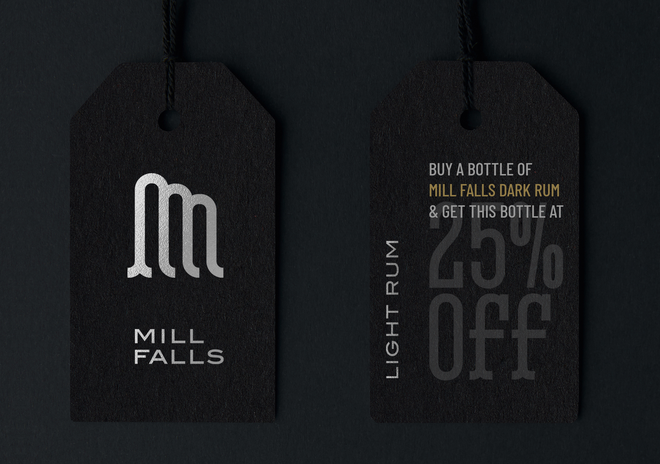 Mill Falls bottle tags
