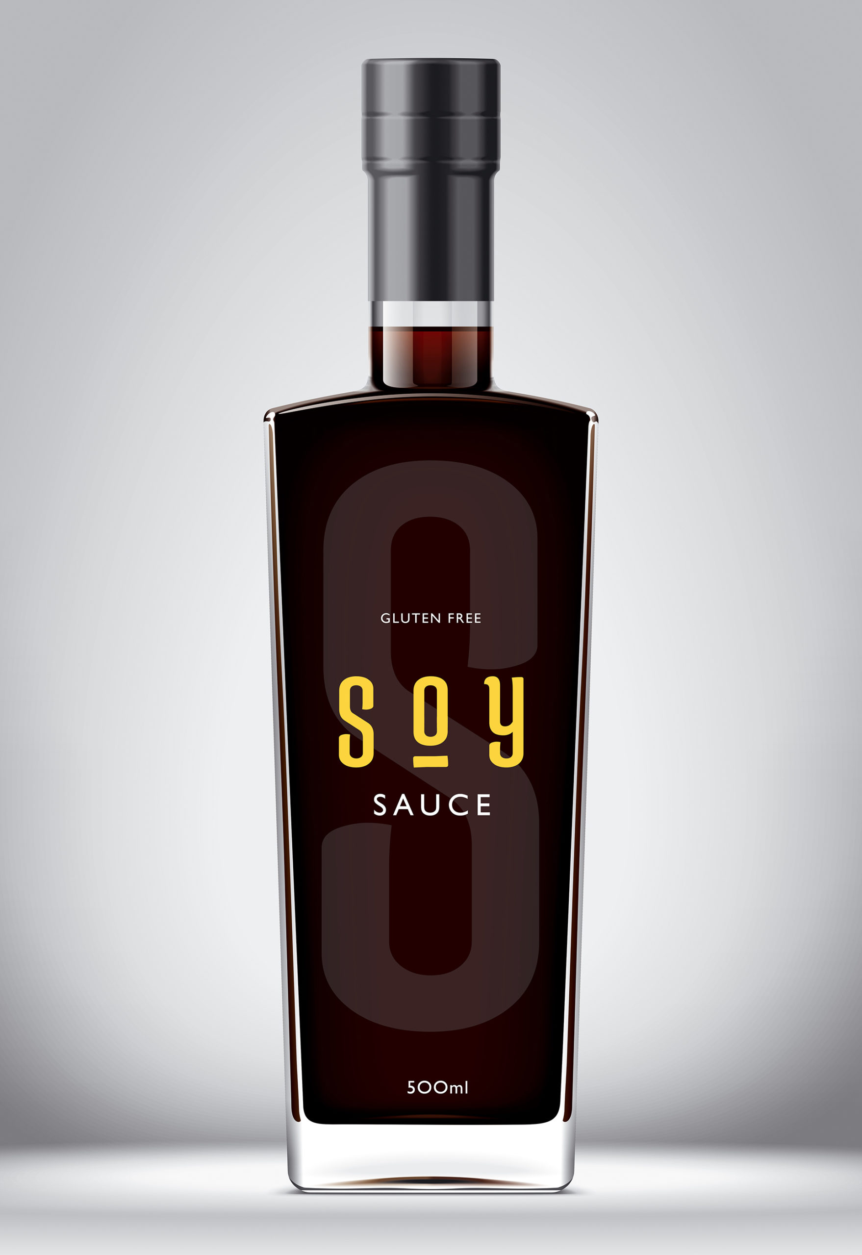 Saint O Delicatessen soy sauce packaging