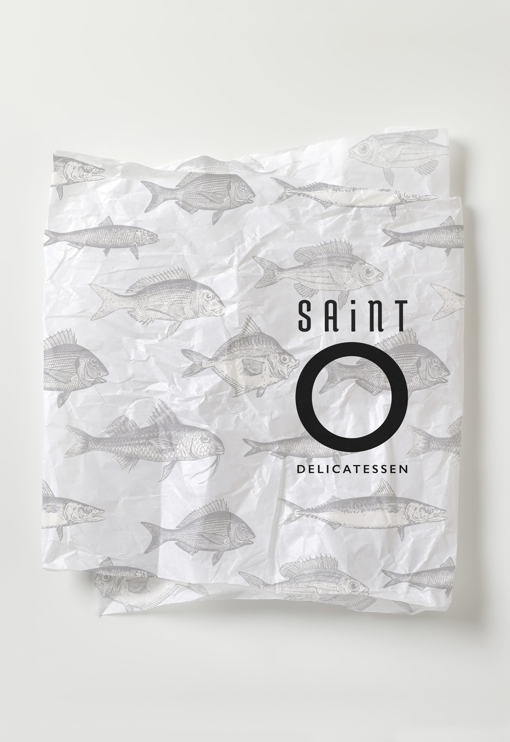 Saint O Delicatessen seafood wrapping