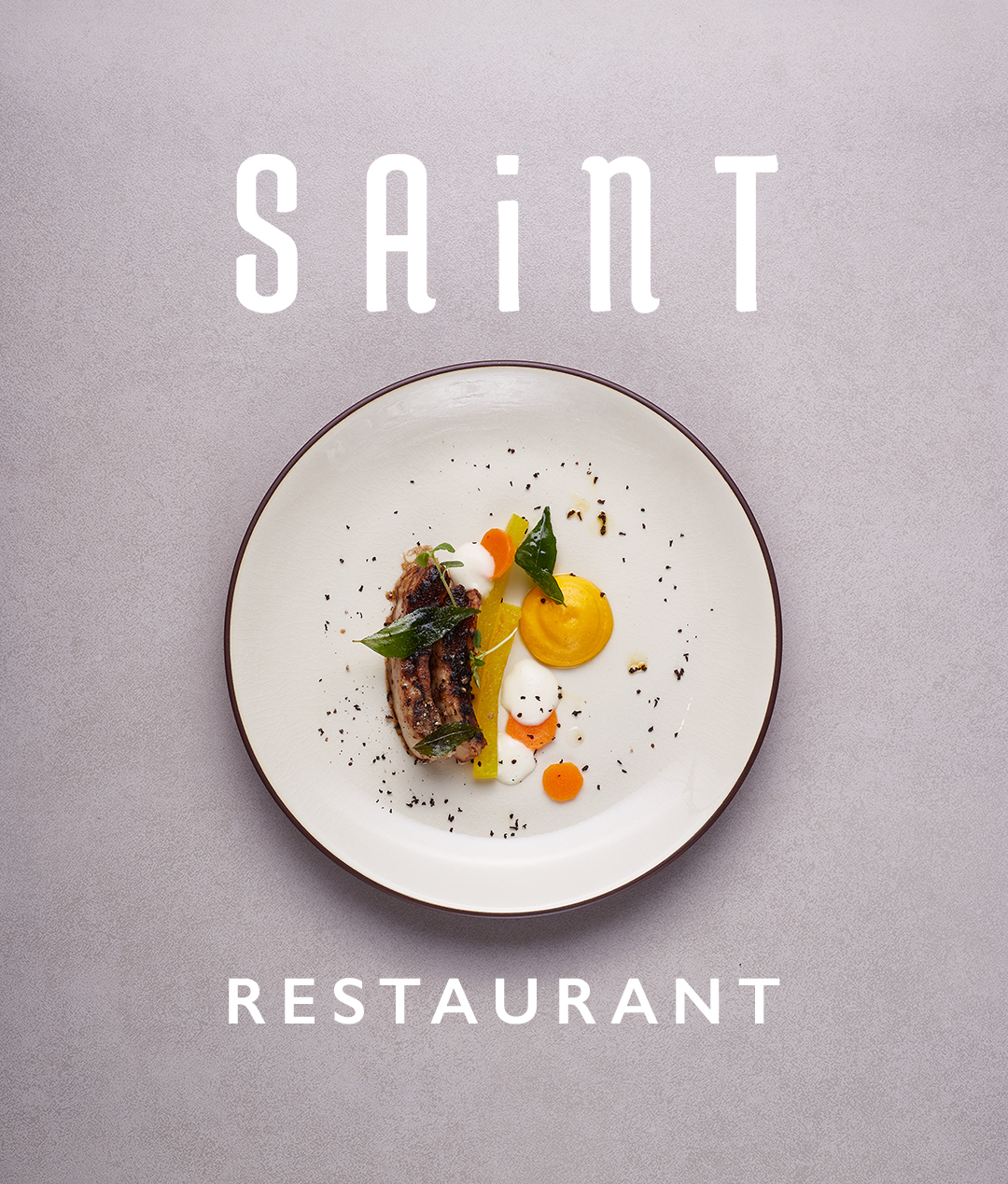 Saint O Restaurant: a beautiful plate of food.