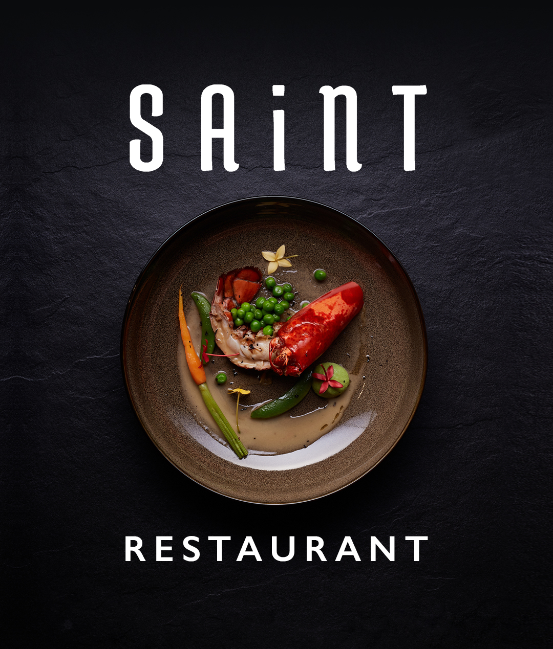 Saint O Restaurant: a beautiful plate of food.