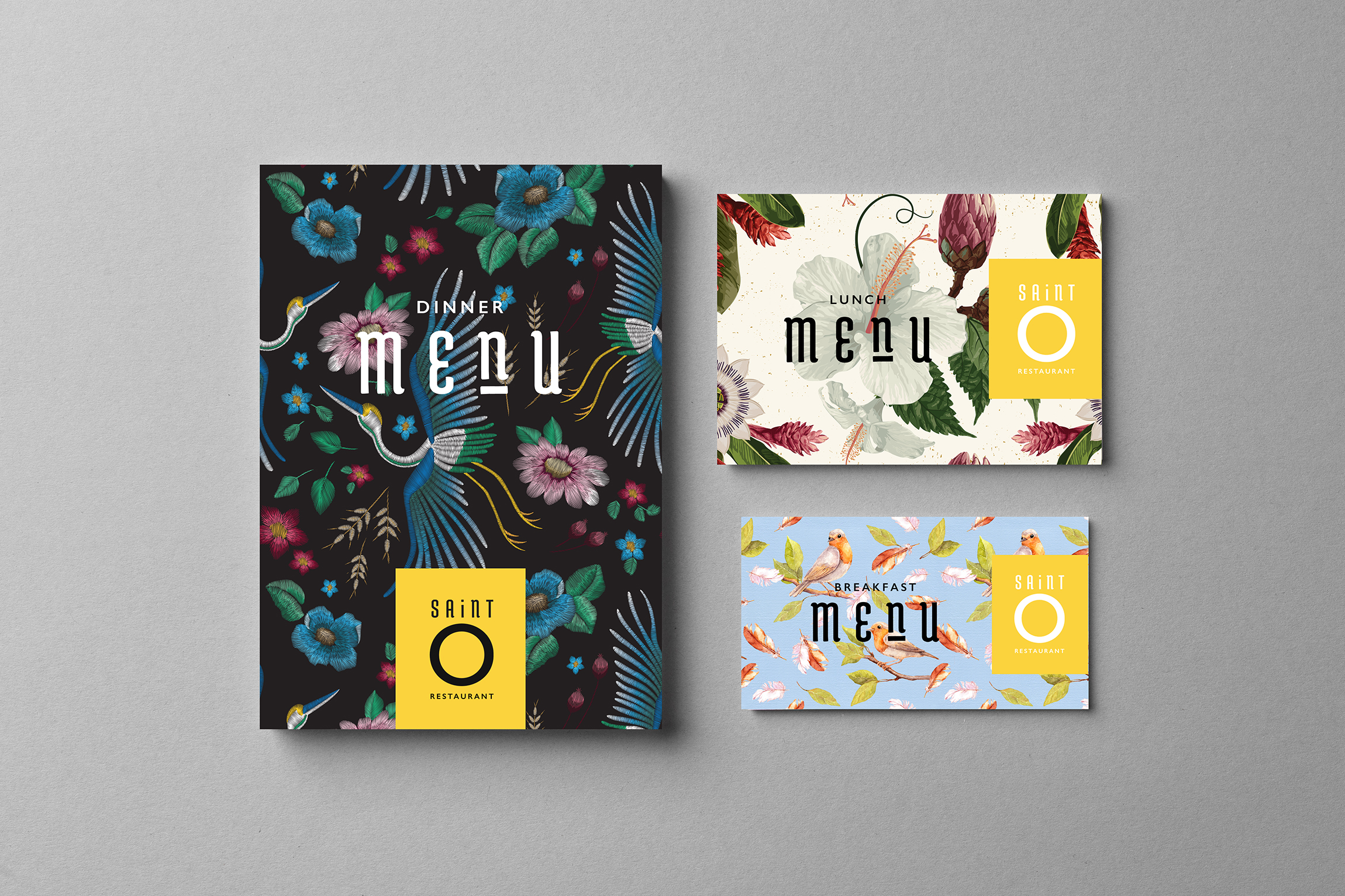 Saint O Restaurant menu covers