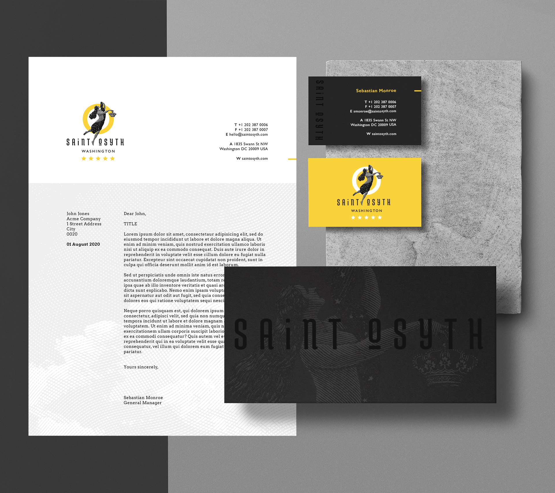 Saint Osyth stationery, designed by MR.SMiTH Creative Studio