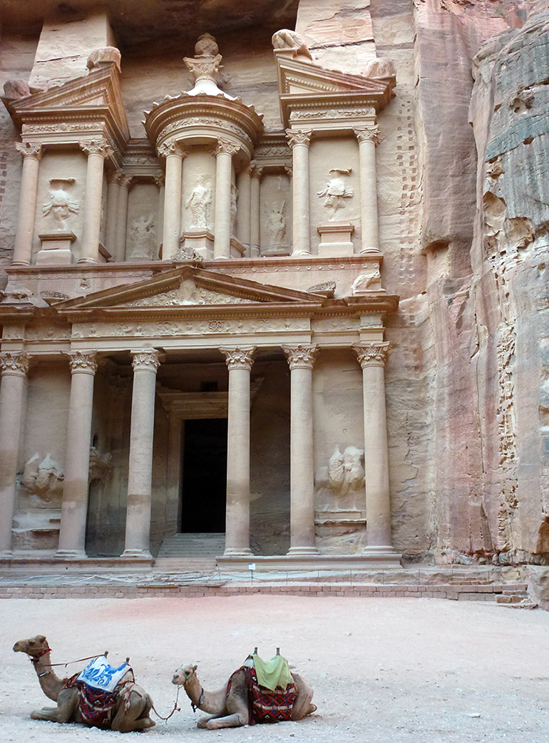 Petra, Jordan, photograph by Russ Smith